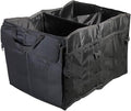 VViViD Heavy-Duty Multi-Compartment Collapsible Nylon Car Trunk Storage Organizer Bin