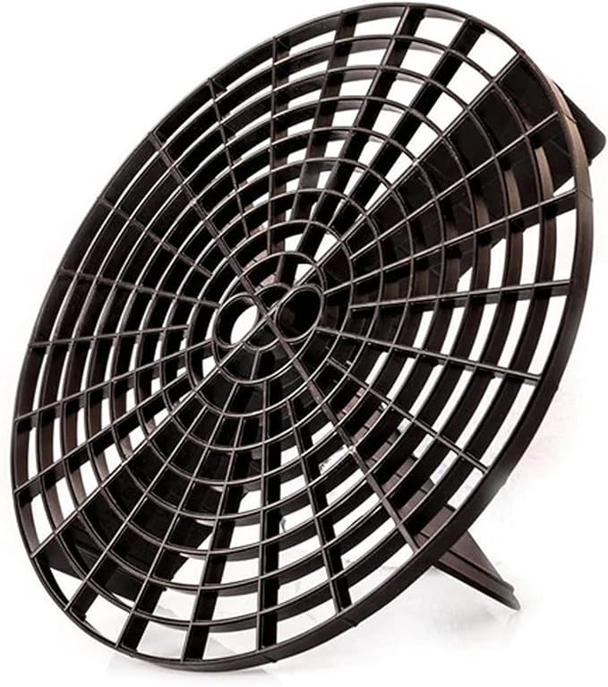 Ethos Wash Guard Insert for Bucket, Scratch-Free Car Washing - The Ultimate Two-Bucket Method Essential (Black) 12" Diameter Great for Washing Cars, Trucks, SUVs, RVs & More