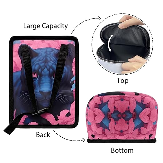1.2 Gallons Car Trash Bag, Anime Girl Vehicle Trash Bag, Adjustable Hanging for Tail of Console/Back of Seats, Odor-Free with Zipper Leak-Proof Lid Design, Washable, Trips/Camping Essential