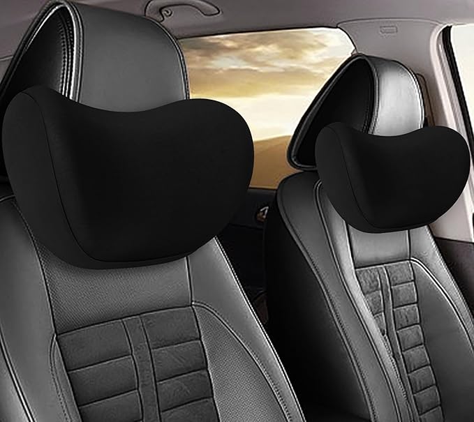 2Pcs Car Neck Pillow, Ultra Comfortable Neck Pillow for Driving, Soft Car Headrest Pillow Like Clouds, Make Your Driving More Comfortable, Suitable for Driving, Traveling
