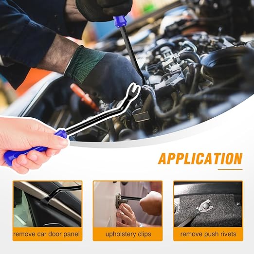 GOOACC 1045Pcs Car Push Retainer Clips & Auto Fasteners Assortment -30 Most Popular Sizes Nylon Bumper Fender Rivets with Fasteners Remover an 10 Cable Ties for Toyota GM Ford Honda Chevy