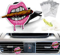 Cute Car Air Freshener Clips Red Lips Car Vent Clip Red Lip Cars Scents Cologne Air Conditioner Clip Auto Vent Interior Decoration Cars Accessories Reds Lips Loves Gifts for Men Women