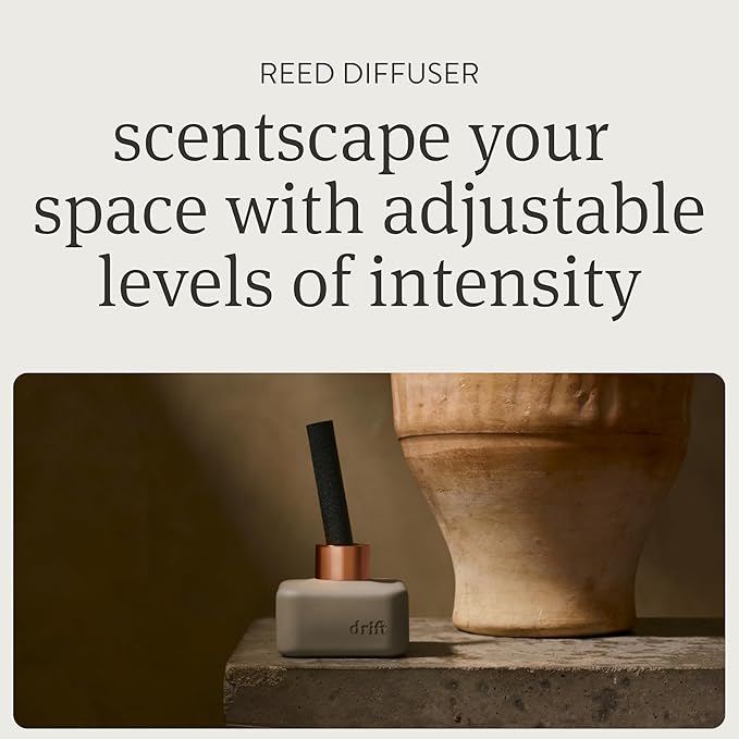 Drift Wild Lavender Scented Reed Diffuser - Diffusers for Home - 60 Day Scent Life - Oil Diffuser - Essential Oil Reed Diffuser - 3.5 oz