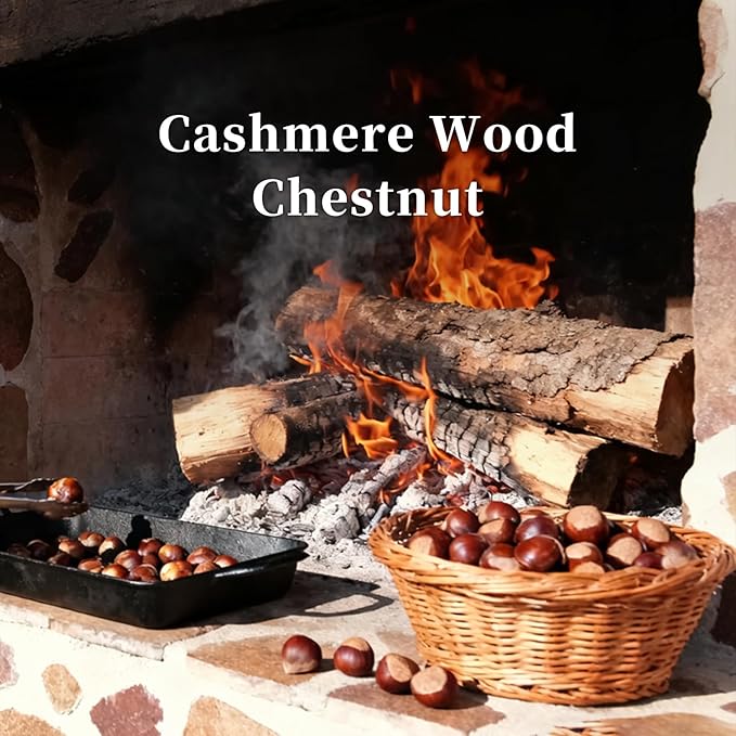 THEDOTS Gold Car Air Freshener Vent Clip, Cashmere Wood Chestnut Scent, Luxury Metal Interior Decor, Premium Holiday Gift Idea