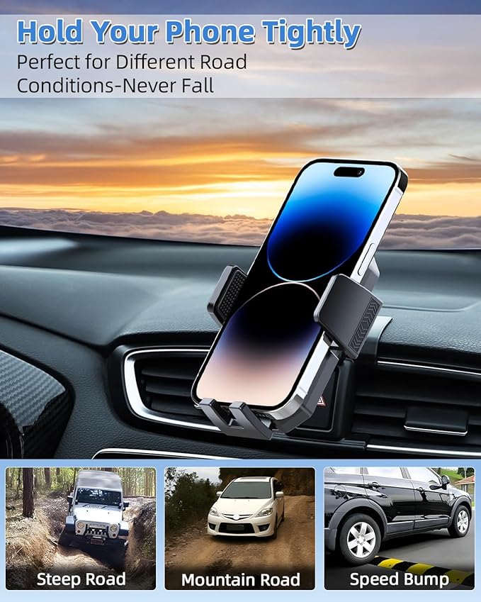 PZK Car Phone Mount for Honda CRV CR-V 2017 2018 2019-2020 2021 2022 Accessories 5th Gen CRV Custom Air Vent Phone Holder Auto Lock Hands Free 360° Rotation Cell Phone Automobile Cradles