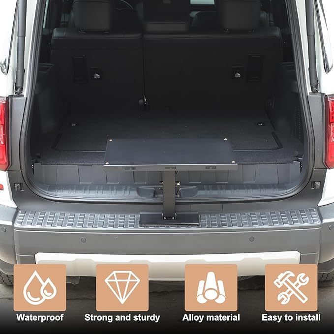 Trunk Storage Rack Table Compatible with Toyota Land Cruiser 250 Prado LC250 J250 2024 2025, Car Modular Storage Panel Foldable Interior Accessories