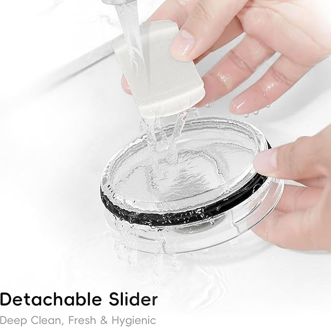 20oz Vacuum Insulated Tumbler - Double Wall Stainless Steel Coffee Mug with Detachable Slider Lid, BPA Free, Car Cup Holder Compatible - Gym/Office/Travel/Home -Navy Blue