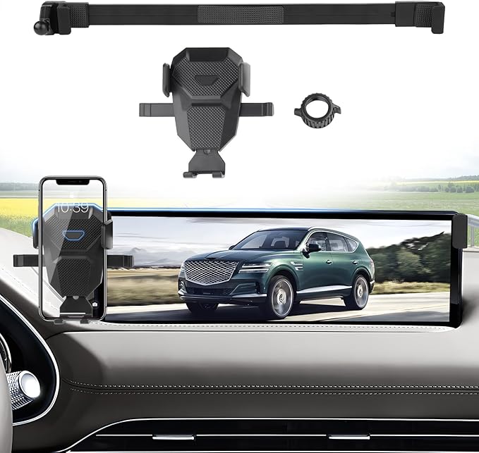 Car Phone Holder for 2021-2025 Genesis GV80 Accessories,Adjustable GPS GV80 Phone Mount for 10.25-inch Screen,Hands-Free Ultra Stable Air Vent Phone Stand