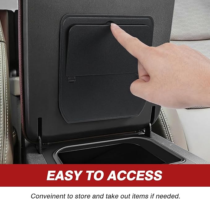 Karltys Automotive Center Console Organizer Tray, Hidden Storage Box for Toyota Land Cruiser Prado 250 2024 2025 2026, Armrest Organizer Middle Console Accessories (Not for Cool Box/First Edition)