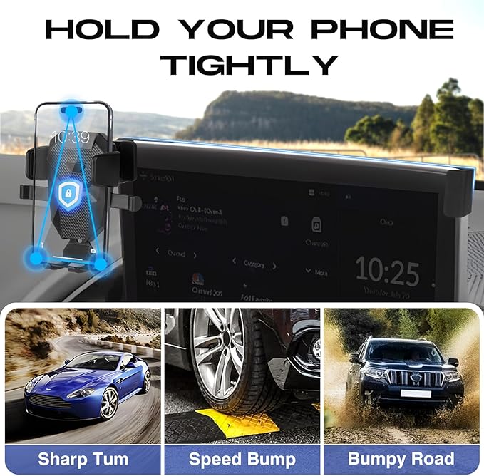 Car Phone Holder for 2019-2025 Acura RDX Accessories,Adjustable GPS Acura RDX Phone Mount for 10.2-inch Screen,Hands-Free Ultra Stable Air Vent Phone Stand