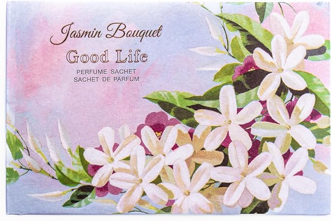 Good Life Jasmin Bouquet Scented Sachets | Designed in New Zealand | 12 Sachets