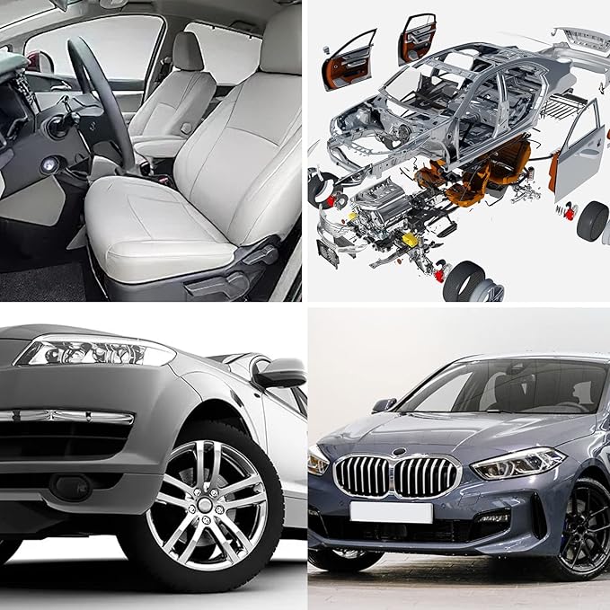 GOOACC 170Pcs Car U-Clip and Screw Assortment Kit 9 Different Sizes Automotive U Nut and Screw Clip Replacement Parts for Dash Door Panel Interior