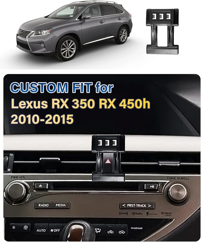 SKYLOTEC Car Phone Holder for Lexus RX 350 RX 450h 2010 2011 2012 2013 2014 2015 Accessories Automobile Cradles Phone Mount, Cell Phone Base Not Block Air Vent