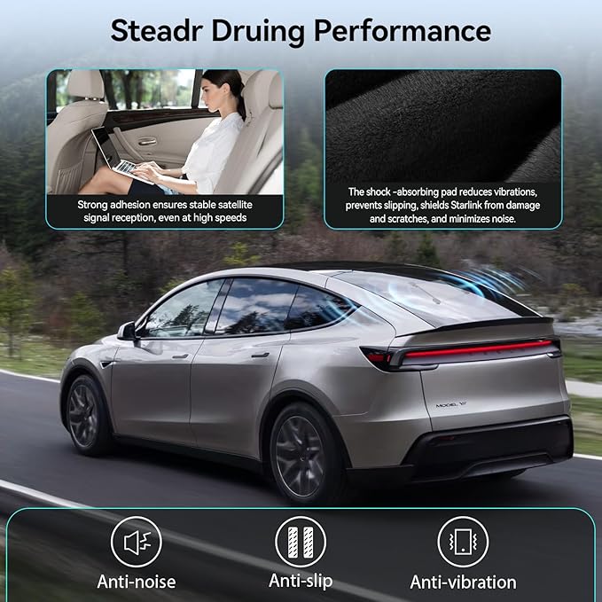 Starlink Mini Suction Cup Mount, Vehicle Sunroof and Glass Surfaces – Secure Satellite Mounting Kit with Strong Grip for Car Rack System Adapters in RVs, Boats, and Road Trips