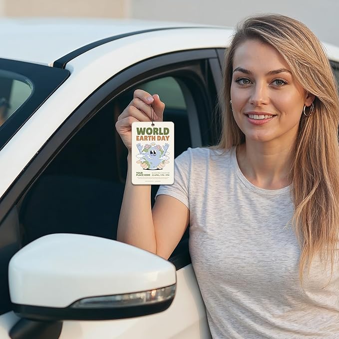 10-1000 Pcs Custom Air Fresheners with Picture - Personalized Photo Logo Text Double Sided Air Freshener Customized Bulk Gifts for Car Business Branding Events (Rectangle, Various)