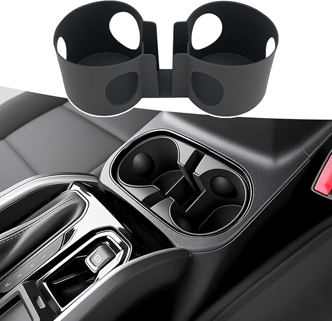 Cup Holder Organizer Compatible with 2023-2025 Chevy Colorado/GMC Canyon Accessories, Noise-Free Water & Dust Proof Insert Console Drink Holder Protector for 23-25 Chevrolet Colorado