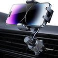 Car Vent Phone Mount, 【Never Blocking Vent, Enjoy The Comfort of The A/C】 Hands-Free Universal Extension Clip Air Phone Holder Car Fit for All Phones iPhone Samsung More