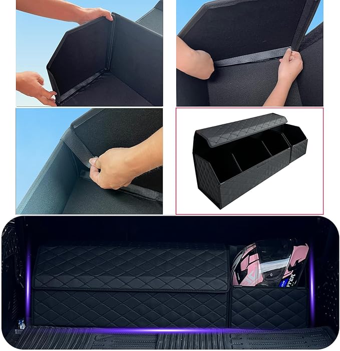 Car Trunk Organizer For Toyota Crown Signia 2025 - Custom Fit,Large Space Outdoor Trunk Organizer,Split Design,Adjustable Partition Design,All-Season Use,For Toyota Crown Signia 2025