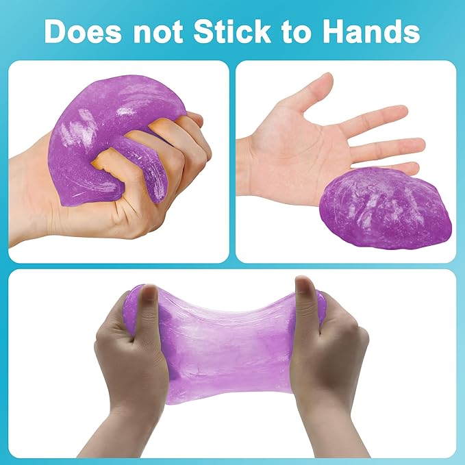 FiveJoy Car Cleaning Gels, 4-Pack Universal Auto Detailing Tools Car Interior Cleaner Putty, Dust Cleaning Mud for PC Tablet Laptop Keyboard, Camera, Printers, Calculator - 320g (2.8oz/pcs)