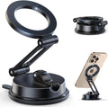 Car Phone Holder for Magsafe [80LBS Strongest Suction] Phone Mount for Car, 360° Rotation Vacuum Magnetic Suction Cup Phone Mount, Phone Holder for Your Car for iPhone 17 16 Pro Max 15 14 13 12 Plus