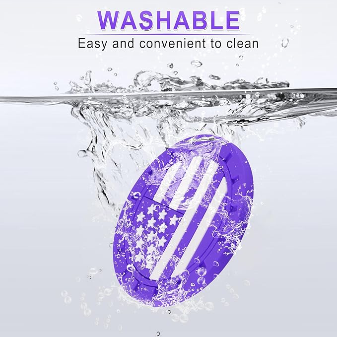 JUSTTOP Car Cup Holder Coaster,American Flag Non-Slip Insert Car Cup Coaster,Car Accessories Interior for Women and Man,4 Pack Purple