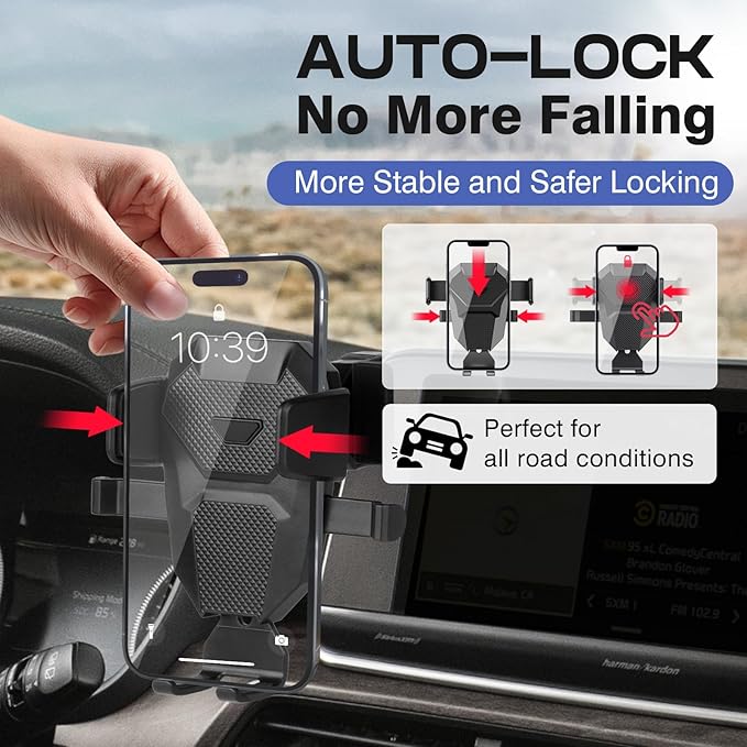 Car Phone Holder for 2020 2021 2022 Kia Telluride Accessories,Adjustable GPS Telluride Phone Mount ONLY for 10.25-inch Screen,Hands-Free Ultra Stable Phone Stand for All Phones