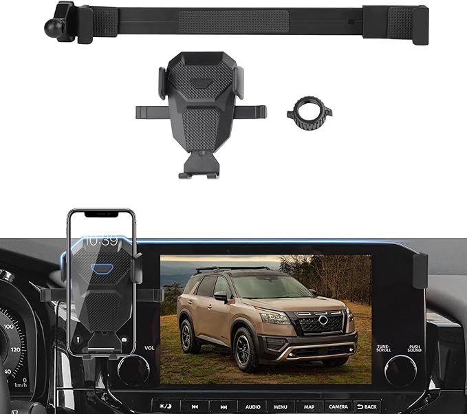 Car Phone Holder for 2022-2025 Nissan Pathfinder Accessories,Adjustable Pathfinder Phone Mount for 14.5-inch Screen,Hands-Free Ultra Stable Phone Stand