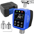 1/2" Drive Digital Torque Wrench Adapter- 12.5-250.7 Ft-lb / 17-340 Nm, Digital Torque Adapter ±2% Accuracy, Colour LCD Display, 1/4” & 3/8” Adapters for Car & Motorcycle Maintenance