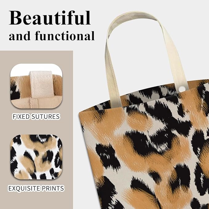 Car Trash Can, Cute Car Trash Bag, Hanging Car Organizer and Storage Bag, Trash Bin for Car Accessories, Vehicle, Travelling, Camping Black Brown Leopard