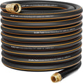 Giraffe Tools Garden Hose 75ft x 5/8", Water Hose Heavy Duty, Lightweight, Flexible Hybrid Hose with Swivel Handle, Male to Female Fittings