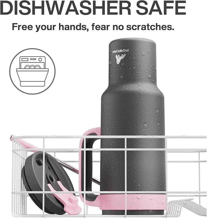 50 oz Tumbler with Handle, 2-in-1 Straw and Sip Lid, Leakproof, Dishwasher Safe, Insulated Stainless Steel Travel Coffee Mug, Keeps Cold for 34 Hours, Fits in Car Cup Holder (Rebellion)