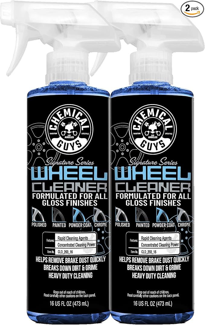Chemical Guys CLD_203_1602 Signature Series Wheel Cleaner, Formated For All Gloss Finishes, Safe for Cars, Trucks, SUVs, Motorcycles, RVs & More 16 fl oz (2 Pack)