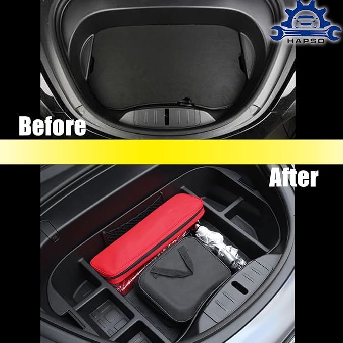 Front Trunk Organizer Tray Storage Box Fit for Tesla Model 3 2017-2020 Accessories Front Trunk Mat Storage Box