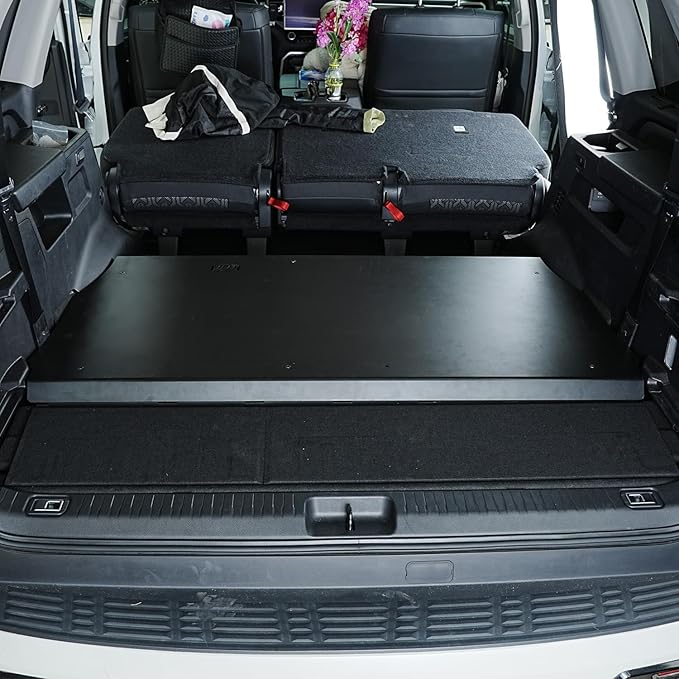 HIGH FLYING Car Accessories for Toyota Sequoia 2023 2024 2025 Modular System Storage Molle Panels Trunk Shelf Storage Trunk Organizer Aluminum Alloy (Guard Panel)