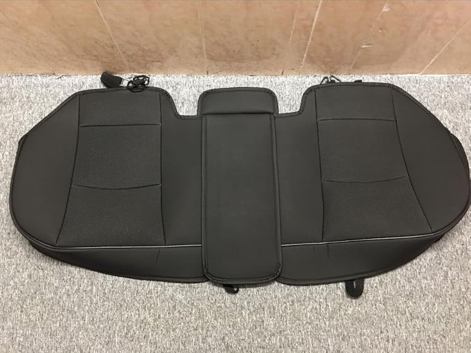 1 Pack Scalable (124-140cm) Back Seat Cover Car Seat Cover Seat Protector Rear Seat Bottom Cover Fits 90% of car - for Seat Bottom Only (Black - Rear seat)