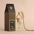 Black Oud Hanging Car Air Freshener |10ml, 0.34 fl.oz| Luxury, Organic, Toxin-Free, Alcohol-Free, Pet Friendly Perfume|Interior Accessory for fresh Aroma|Long Lasting Fragrance up to 30 Days
