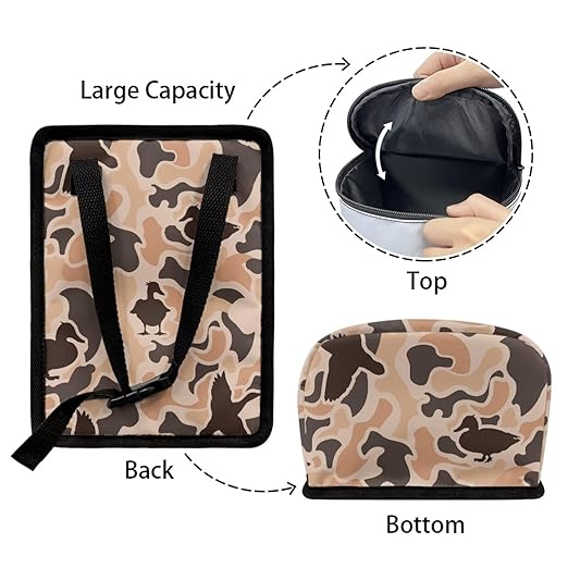 Duck Camouflage Car Trash Can Organizers Garbage Bag Hanging Garbage Can Leakproof Car Trash Can Multipurpose Bag Basket Automotive Accessories Decor Organizers Bag