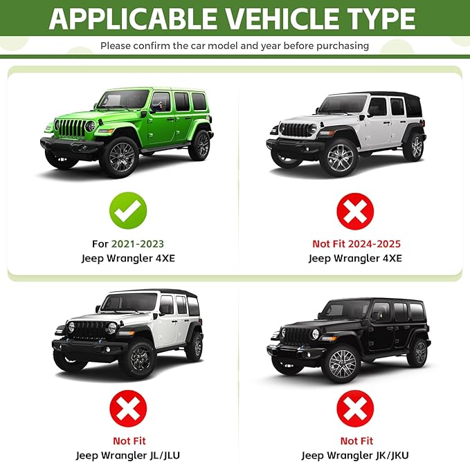 Magnetic Phone Mount Holder for 2021-2023 Jeep Wrangler JL 4XE Magnet Dash Cell Phone Cradles Adjustable Phone Stand Accessories for 2021-2023 Wrangler 4XE(Not for 4X4/Gladiator)