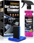 Car Interior Cleaner – Multi-Surface Auto Detailing for Leather, Glass, Dashboards & More – Dual-Mode Foam & Mist Spray (17oz) with Cleaning Towel
