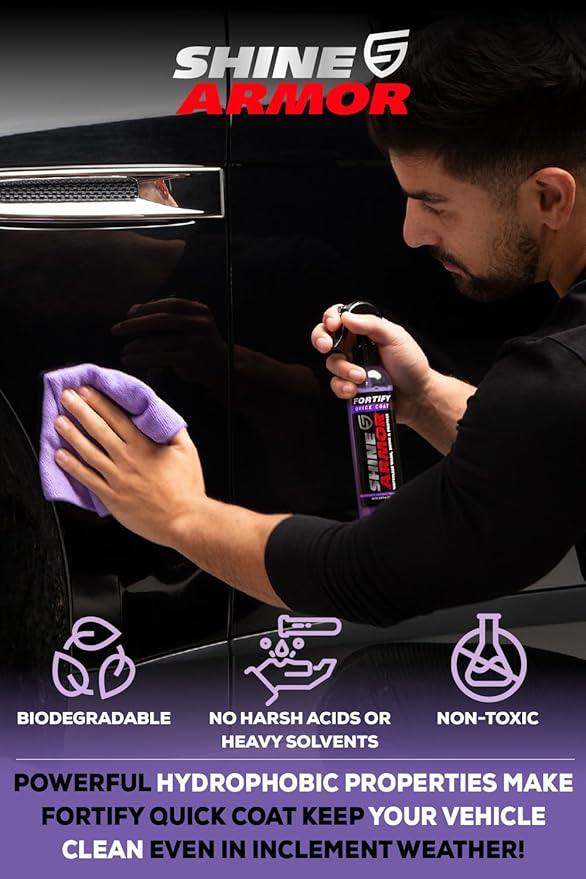 SHINE ARMOR Car Care Bundle, Ceramic Coating and Interior Cleaner