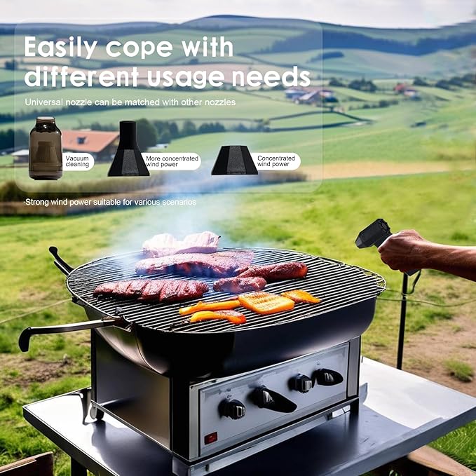 Jet Dry Blower, KYWYOYOU Jet Dry mini Blower, Electric Air Duster, Jet Fan 120000 RPM Wind Speed, Jet Blower car Dryer for Car,Cleaning, Camping.