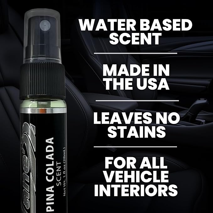 Lane's Premium Car Air Fresheners - Pina Colada Scent Water Based - 1oz Eliminate Bad Odors of Pet & Food From Car Interior Leather, Carpet, Upholstery Great For Cars, Trucks, SUVs, RVs & More