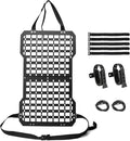1 Pack Metal Seat Back Molle Panels with Gun Mount For Truck,Truck Tactical Seat Back Organizer Panel with Gun Rack Holder for All Vehicles