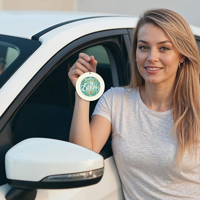 10-1000 Pcs Custom Air Fresheners with Picture - Personalized Photo Logo Text Double Sided Air Freshener Customized Bulk Gifts for Car Business Branding Events (Circle, Various)