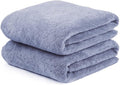 JML Microfiber Bath Towels, Ultra Soft, Super Absorbent, Fast Drying, No Fading, Large Body Towel Set for Shower, Gym, Suana, Sport, Travel, Fitness, SPA,Yoga (Coral Fleece Blue, 30 in x 60 in)