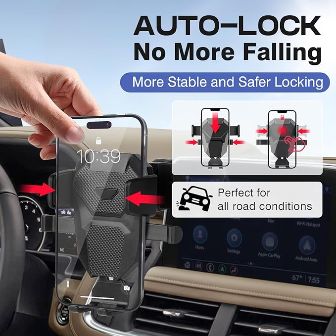 Car Phone Holder for Chevrolet Suburban 2021-2024 Accessories,Adjustable GPS Suburban Phone Mount ONLY for 10.2-inch Screen,Hands-Free Ultra Stable Phone Stand for All Phones