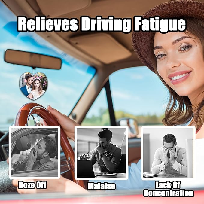 10/20/50/100/Pcs Custom Air Freshener for Car Bulk, Personalized Air Fresheners for Car,Smell Air Fresheners With Picture Text, Hanging Ornaments for Rear View Mirror. (Heart-shaped)