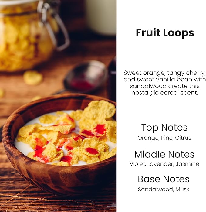 HoogaLife Car Air Freshener Diffuser 2 Pack Hanging Fruit Loops Car Air Freshener for Women 45+ Days Long Lasting Fragrance Made in USA (F22)