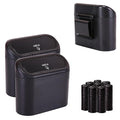 Ginsco Mini Car Trash Can with Lid, Small Car Garbage Can, Cute Leakproof ABS Car Trash Bin, Car Accessories for Interior, Garbage Bin for Car, Home, Office with 120pcs Trash Bags Carbon Fibre