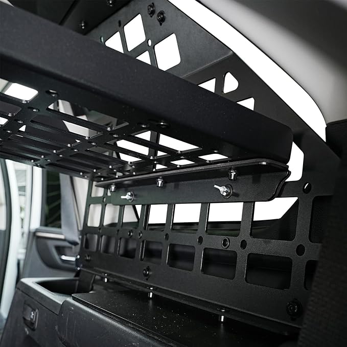 HIGH FLYING Car Accessories for Toyota Sequoia 2023 2024 2025 Modular System Storage Molle Panels Trunk Shelf Storage Trunk Organizer Aluminum Alloy (Side Panel+Trunk Shelf+Roof)